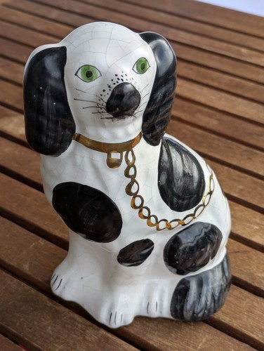 Große keramikfigur hund - große, mit