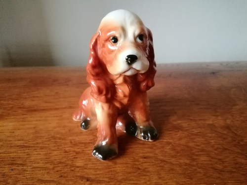 Kleine porzellanfigur hund - kleine,