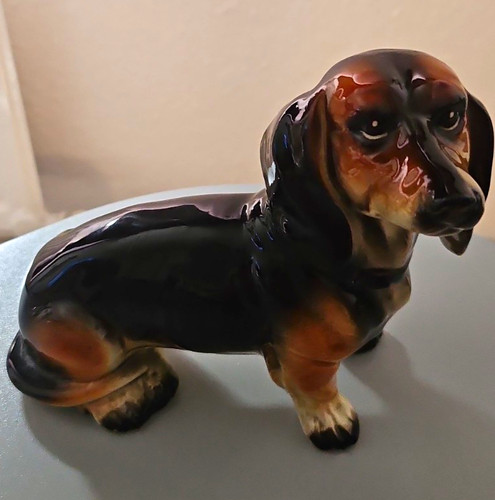 Sitzendorf keramikfigur dackel - sitzendorf,