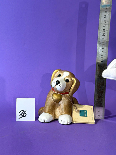 Thun keramikfigur hund liegend - thun,