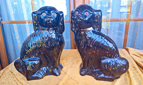 2er set keramik hundefiguren - 2er-set,
