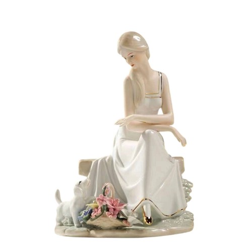 Figur mit hund - mit,