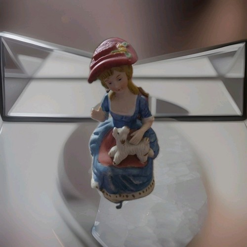 Vintech keramik figur dame - vintech,keramik,