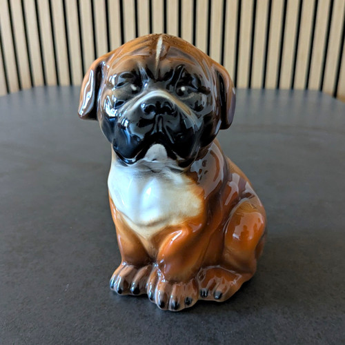 Keramik hundefigur boxer - keramik, boxer-welpe