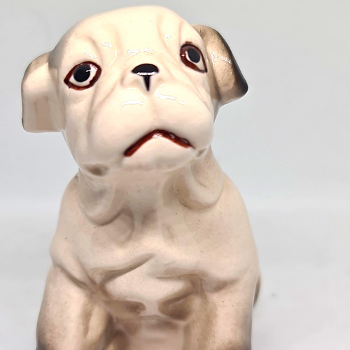 Keramik hundefigur sitzend - keramik,