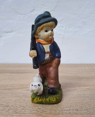 Vintage keramik figur junge - vintage,