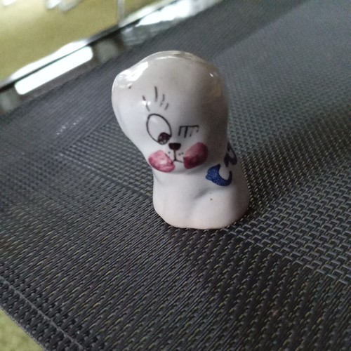 Keramik hund setzkasten figur - hund,
