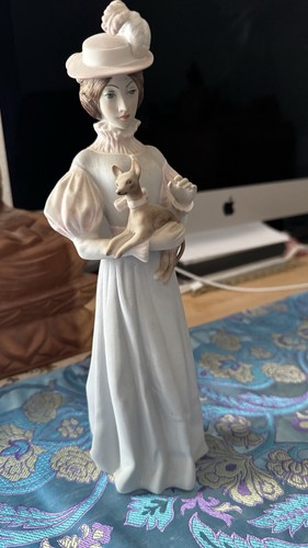Keramik figur dame mit - keramik,