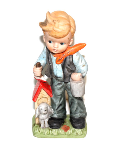 Alte keramik figur junge - alte,