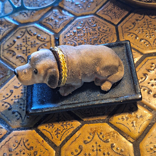 Keramik hund figur - keramik, dekorativ