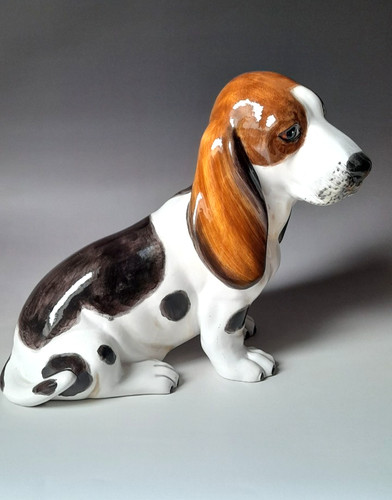 Große basset hunde figur - große,