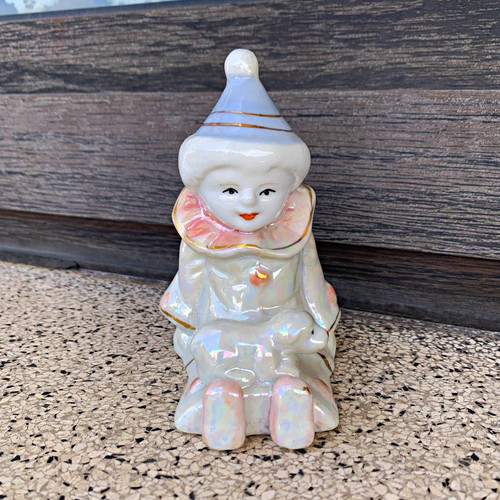 Keramik figur clown - figur,