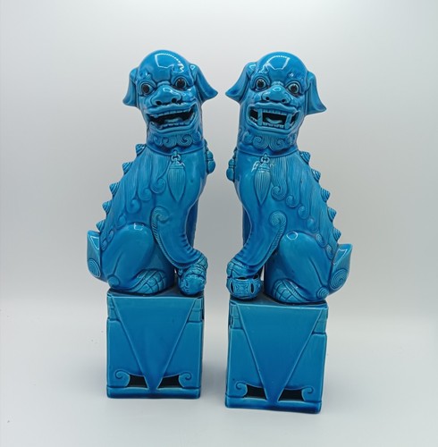 Paar foo hunde tempellöwen - foo,