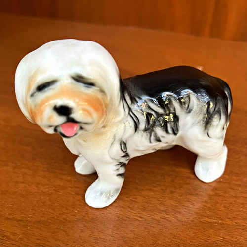 Keramikfigur hund mehrfarbig - hund,