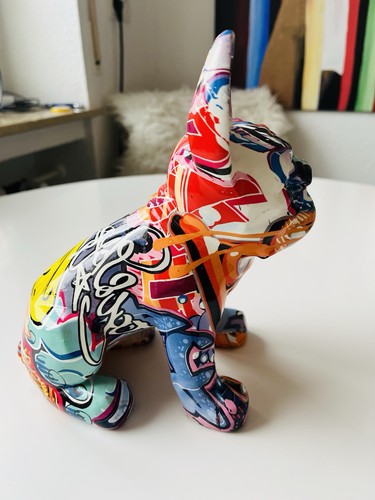 Hund boxer keramikfigur - hund-boxer,,