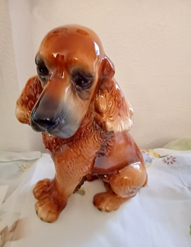 Goebel keramikfigur hund - goebel,