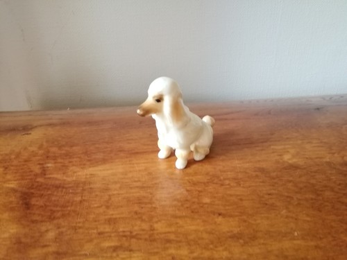 Kleine porzellanfigur hund - kleine,