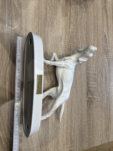 Porzellan keramik figur hund - porzellan,