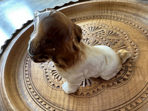Keramik figur hund - figur, spaniel