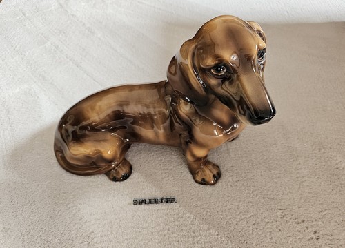 Dackel keramikfigur keramik - keramikfigur,