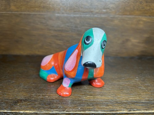 Vintage basset dackel - dackel, figur